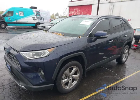2019 Toyota Rav4 Hybrid Limited из США, поврежденный, VIN JTMDWRFV8KD515525